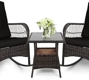 3 pcs Rocking Bistro Set