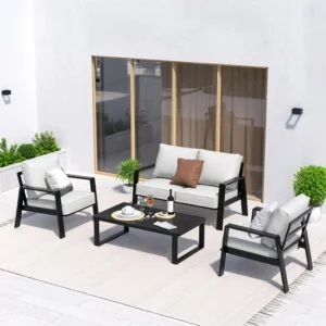 4 Piece Sectional  Outdoor Patio Furniture Set
