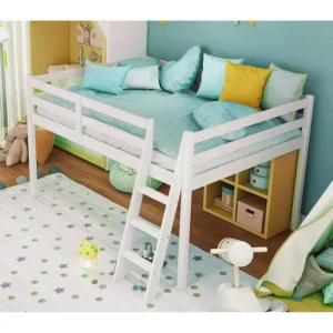 Junior Low Lot Bed with Stairs